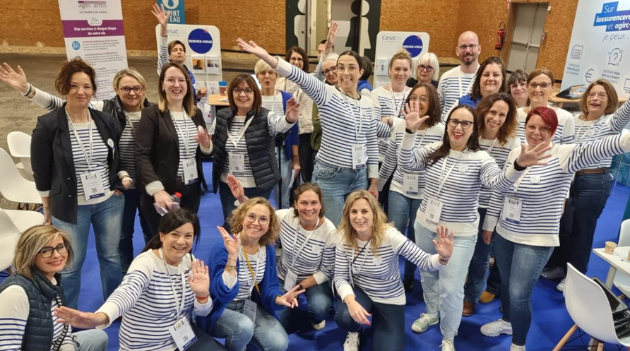 équipes de la Carsat au Forum seniors Atlantique