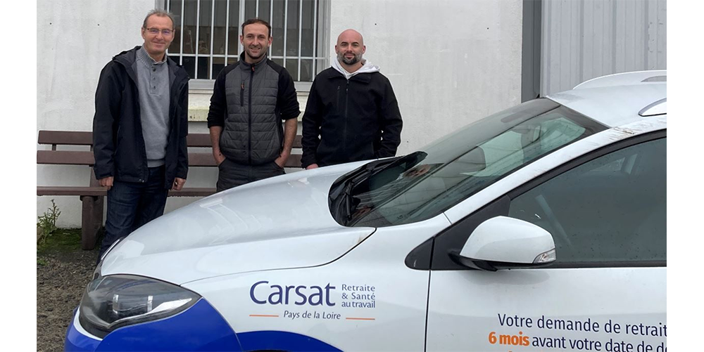 Don d’une voiture de la flotte à un garage solidaire nantais