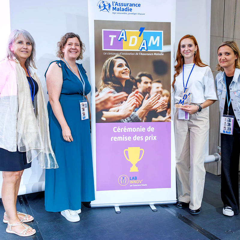 Remise trophée CPAM des Alpes-Maritimes concours TADAM