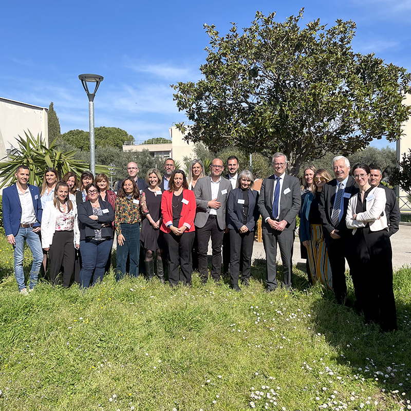 Visite de Thomas Fatôme à la CPAM des Alpes-Maritimes