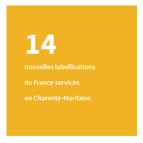14 nouvelles labellisations de France services en Charente-Maritime.