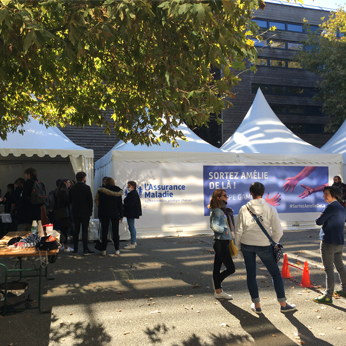 Photo de l'escape game « Sortez Amélie de là » à l'univerité de La Rochelle le 14 octobre 2021