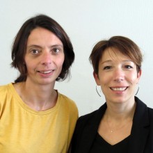 Photo de Florence, conseillère technique prestations et Marjorie, enquêtrice risque maladie