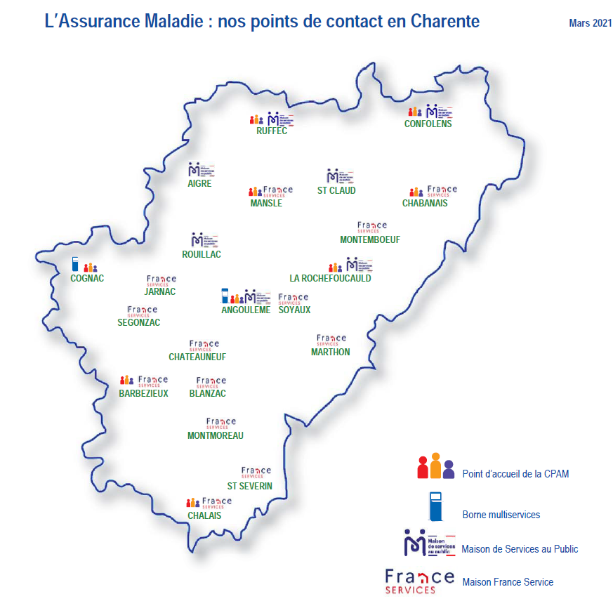 Carte Charente