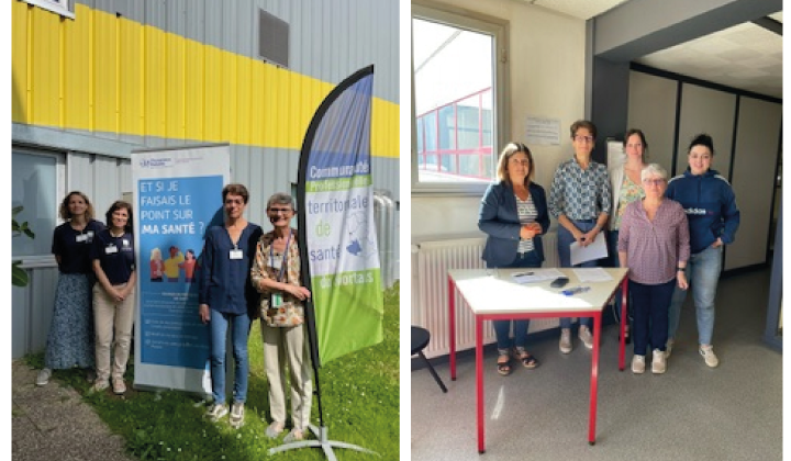 collaborateurs CPAM lors des actions diabète