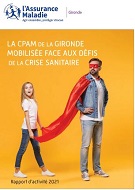couverture du rapport d'activité 2021