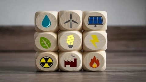 visuel avec des cubes évoquant la transition énergétique