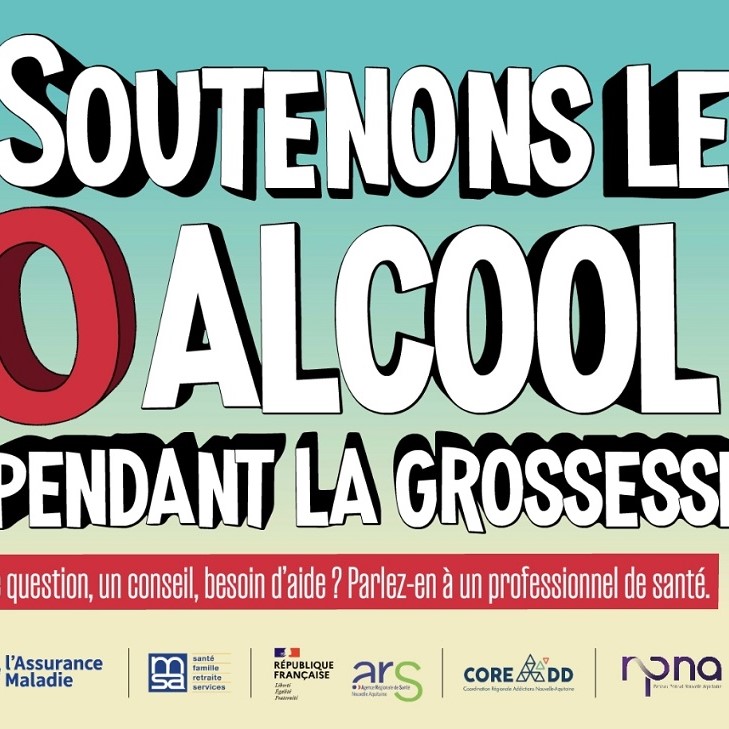 Visuel de la campagne Soutenons le 0 alcool pendant la grossesse