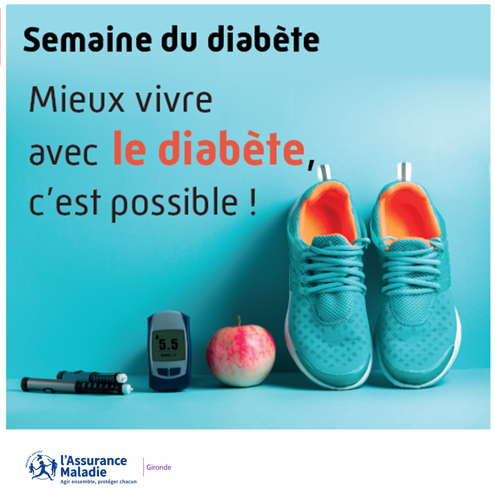 Visuel de la semaine du diabète