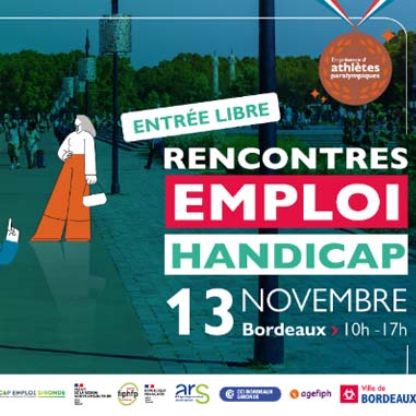 affiche Rencontre emploi handicap 2024 