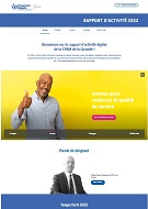 couverture du rapport d'activité 2022