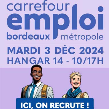 affiche carrfour de l'emploi
