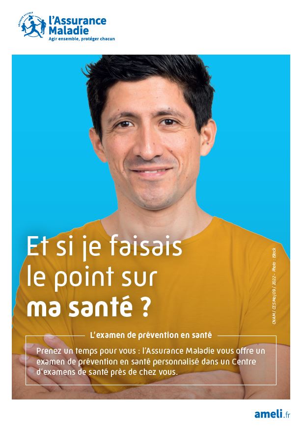 Affiche Examen de prévention en santé