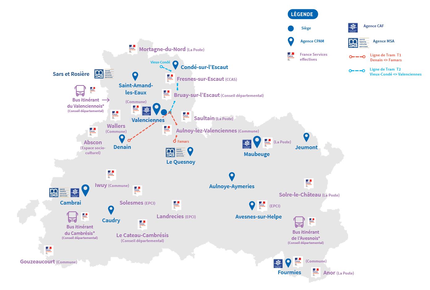 Cartogrpahie du territoire du Hainaut