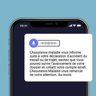 Message vocal de l'Assurance Maladie
