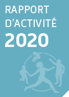 Couverture du rapport d'activité 2020