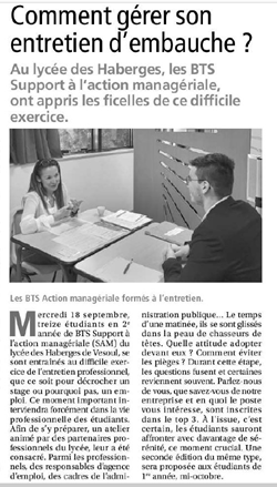 Passer un entretien d'embauche