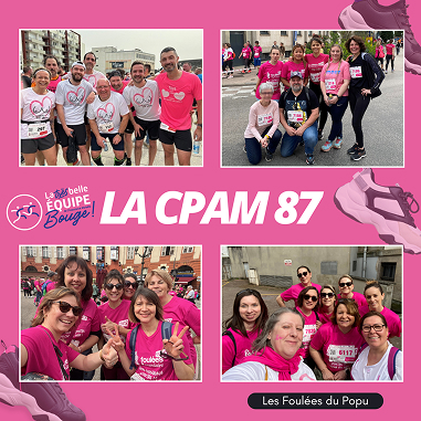 Post réseau sociaux avec 4 photos qui montrent les participants