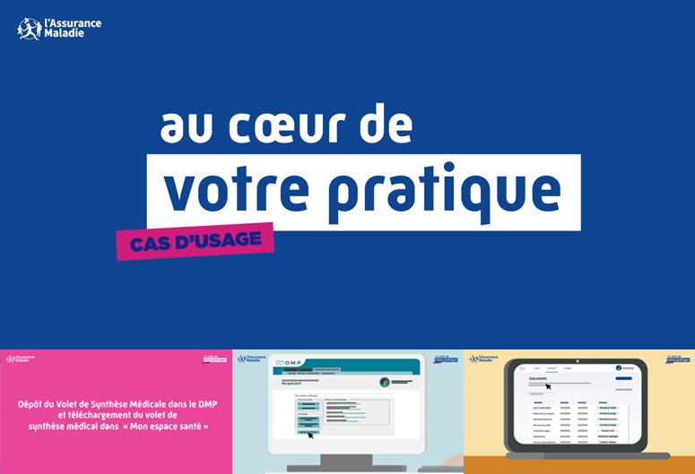 Affiche au cœur de votre pratique en direction des professionnels de santé