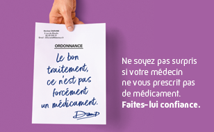 Visuel de la campagne - Bon usage des médicaments