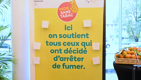 affiche promotionnelle Mois sans tabac