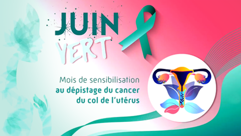 affiche promotionnelle Juin vert