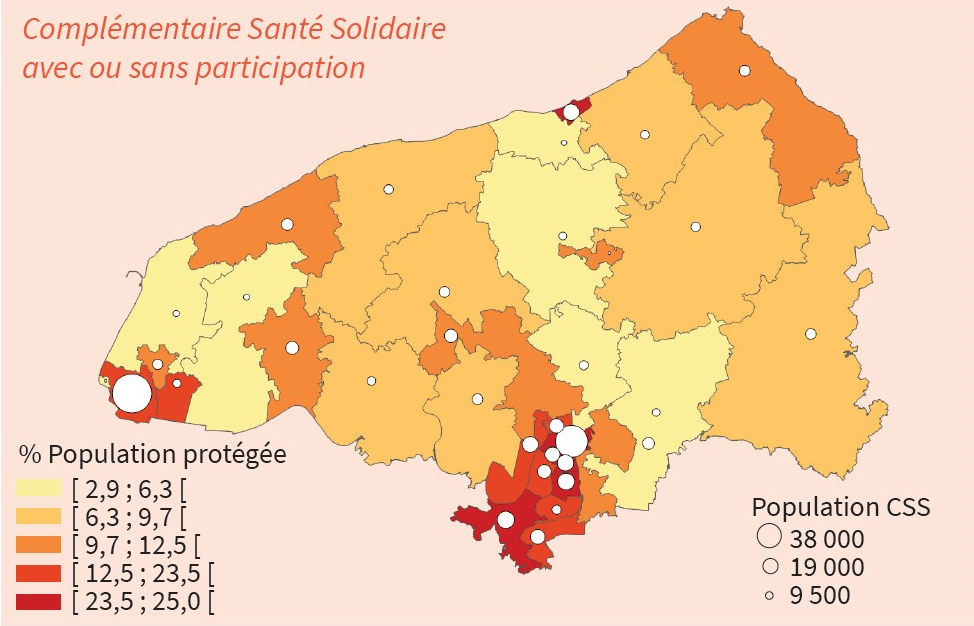 Complémentaire santé solidaire avec ou sans participation