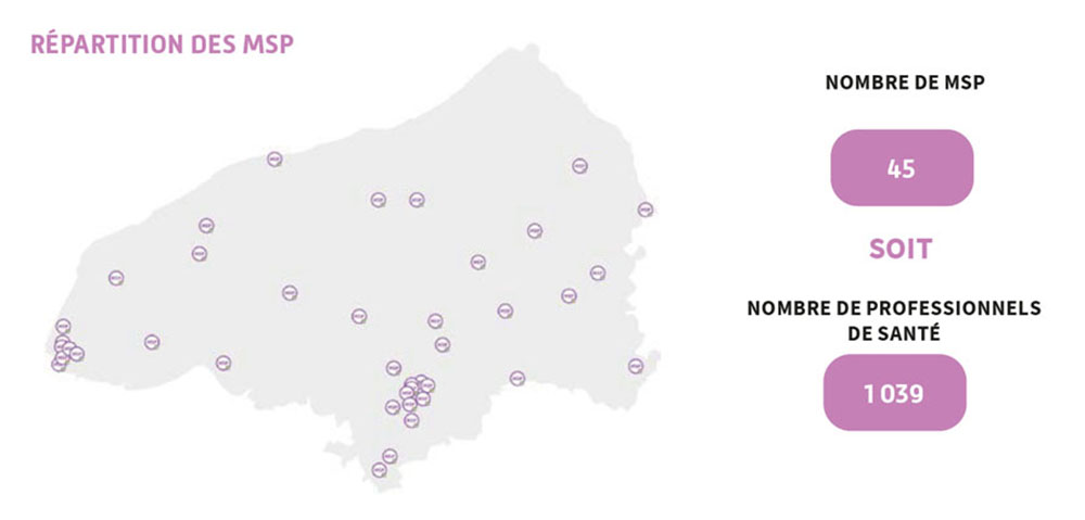 Répartition des MSP en Seine-Maritime