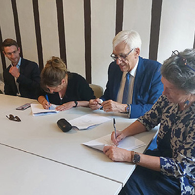 Signature d'une convention interprofessionnel (ACI) sur le territoire d'Elbeuf