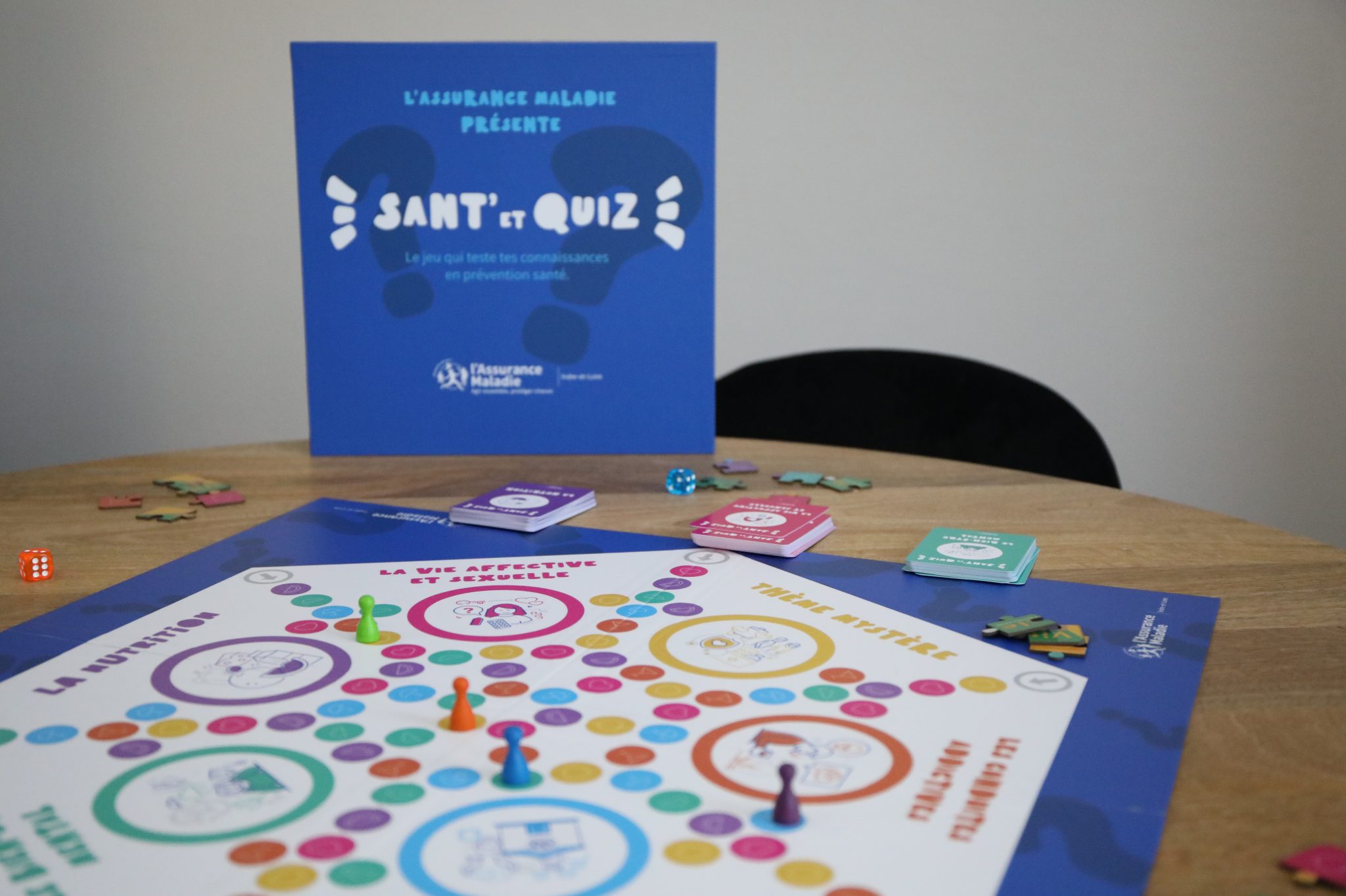 Le jeu de société sant' et Quiz