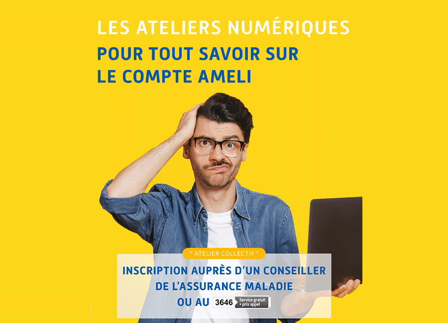 Affiche pour les ateliers numériques