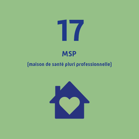 17 Maisons de santé pluridisciplinaire