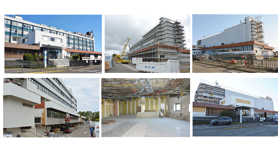 Avancement des travaux du bâtiment Fontainebleau