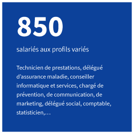 850 collaborateurs au service des usagers