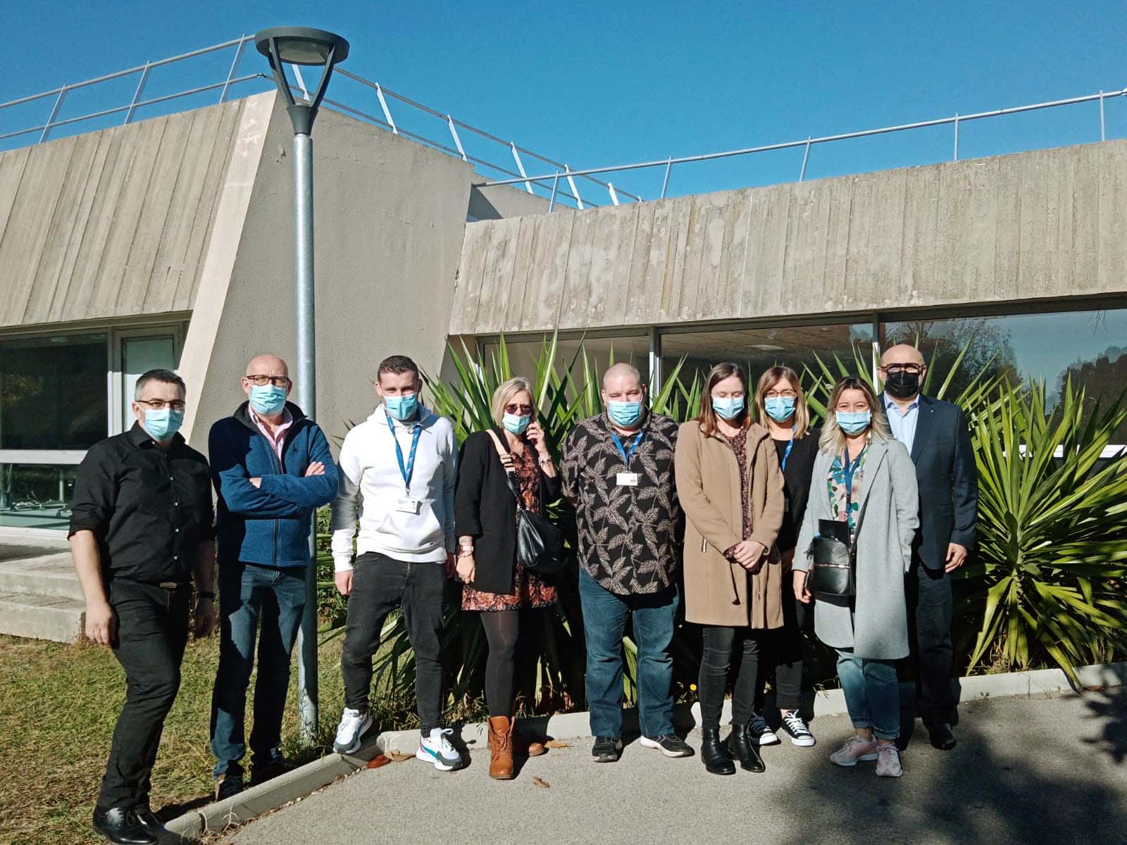 La délégation de la CPAM de Lille-Douai en visite à la CPAM de Nice, le 19 novembre