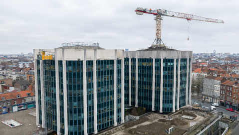Photo travaux CPAM site de Lille