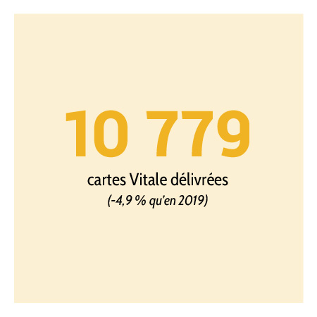 10 779 cartes Vitale délivrées