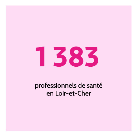 1383 professionnels de santé en Loir-et-Cher.