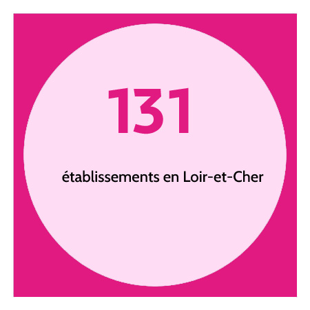 131 établissements en Loir-et-Cher.