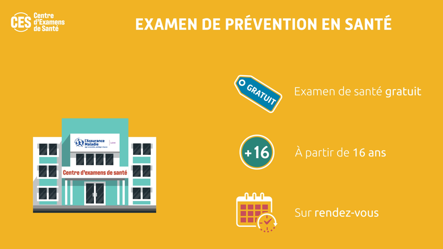 Vidéo de promotion de l'examen de prévention en santé