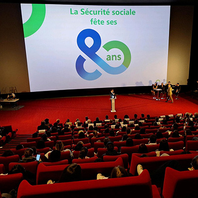 photo de la salle de diffusion au cinéma Pathé