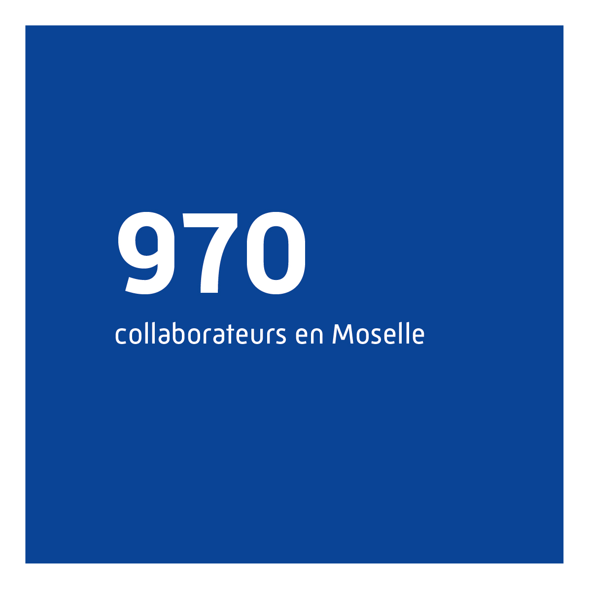 Près de 970 collaborateurs en Moselle.