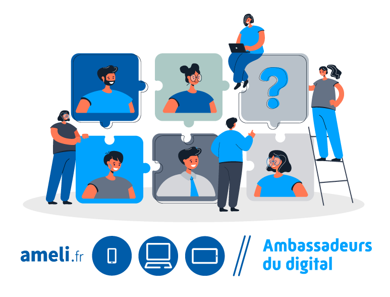Visuel de promotion du dispositif des ambassadeurs du digital