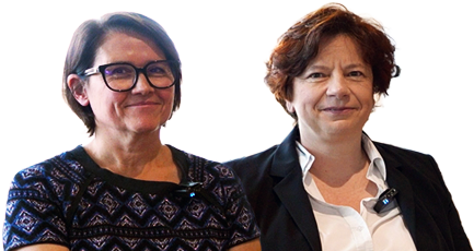 Emmanuelle Lafoux et Emmanuelle Guichard