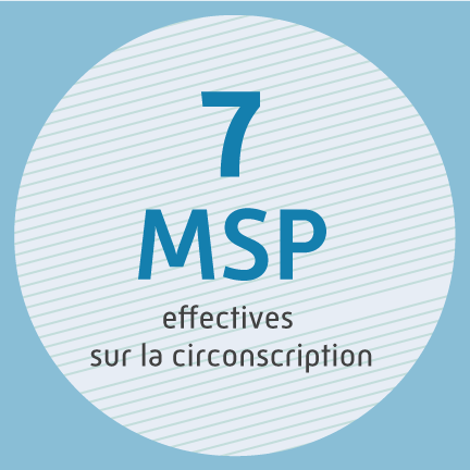 7 MSP effectives sur la circonscription.