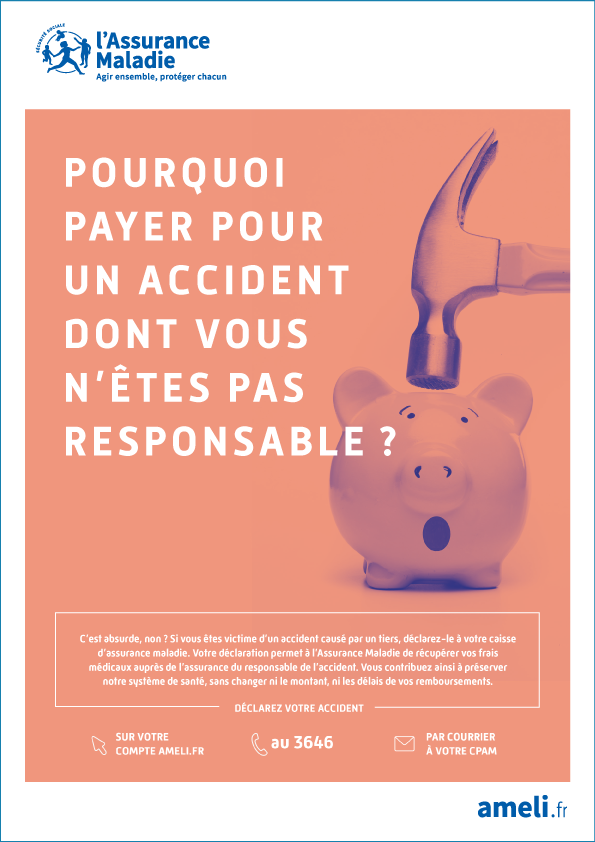 affiche de la campagne Pourquoi payer un accident dont vous n'êtes pas responsable ?