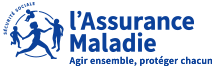 Logo L'Assurance Maladie, agir ensemble, protéger chacun