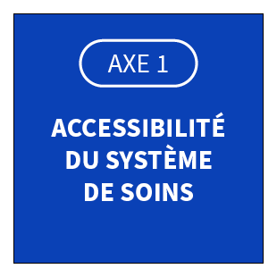 Icone Axe 1 : Accessibilité du système de soins