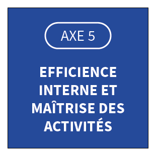 Icone Axe 5 : Efficience interne et maitrise des activités
