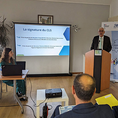 Signature d'un contrat local de santé sur le territoire elbeuvien